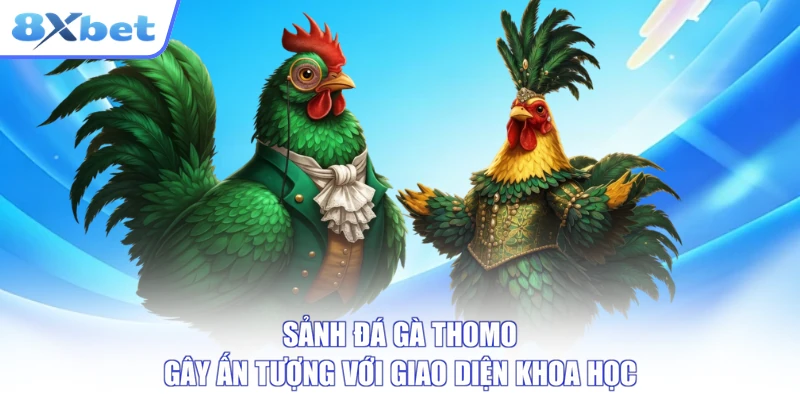 Sảnh đá gà thomo gây ấn tượng với giao diện khoa học